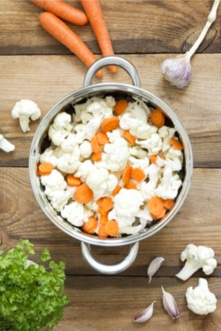 Creamy Cauliflower Soup with Bacon