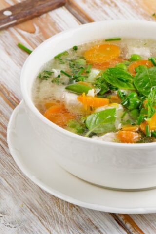 Parsnip Broccoli Chicken Soup